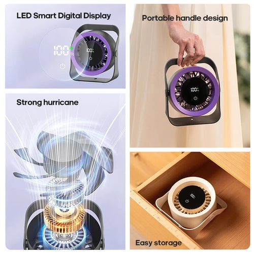 Portable Rechargeable Fan
